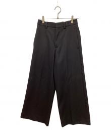 KANAKO SAKAI（カナコ サカイ）の古着「WOOL WIDE TROUSERS」｜ブラック