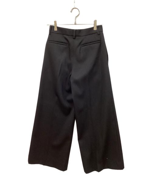KANAKO SAKAI（カナコ サカイ）KANAKO SAKAI (カナコ サカイ) WOOL WIDE TROUSERS ブラック サイズ:	SIZE 38の古着・服飾アイテム