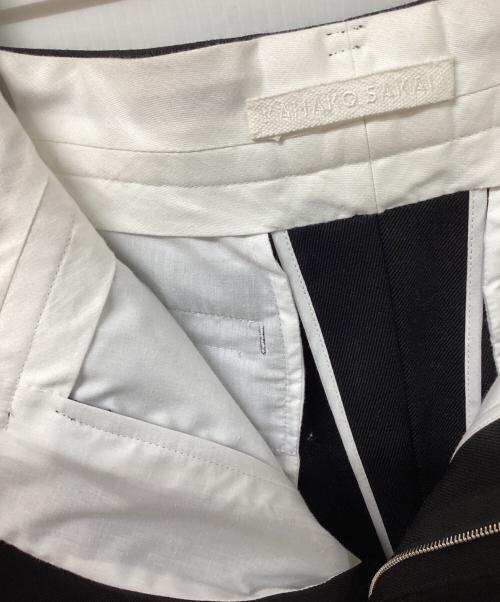 KANAKO SAKAI（カナコ サカイ）KANAKO SAKAI (カナコ サカイ) WOOL WIDE TROUSERS ブラック サイズ:	SIZE 38の古着・服飾アイテム
