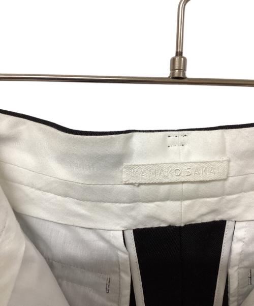 KANAKO SAKAI（カナコ サカイ）KANAKO SAKAI (カナコ サカイ) WOOL WIDE TROUSERS ブラック サイズ:	SIZE 38の古着・服飾アイテム