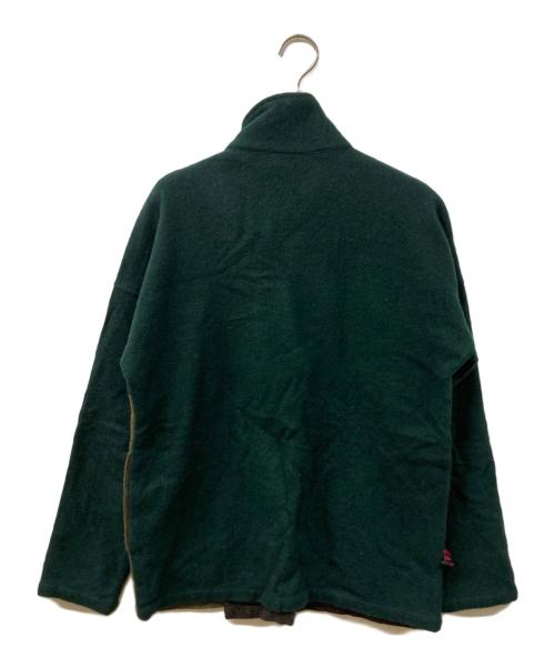axesquin（アクシーズクイン）AXESQUIN (アクシーズクイン) プルオーバーフリースジャケット グリーン サイズ:	SIZE Sの古着・服飾アイテム