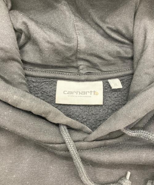 Carhartt WIP（カーハート ワーク イン プログレス）Carhartt WIP (カーハート ワーク イン プログレス) Hooded Chase Sweat ブラック サイズ:XLの古着・服飾アイテム