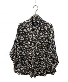 GAKU*JS×JOURNAL STANDARD（ガク・ジェイエス×ジャーナルスタンダード）の古着「シルクサテンシャツ」｜ブラック