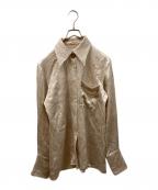 PRANK PROJECTプランクプロジェクト）の古着「Washed Pleats Shirt」｜ベージュ