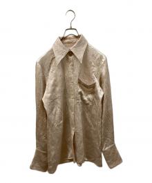 PRANK PROJECT（プランクプロジェクト）の古着「Washed Pleats Shirt」｜ベージュ