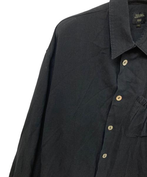 Jean Paul Gaultier homme（ジャンポールゴルチェオム）Jean Paul GAULTIER HOMME (ジャンポールゴルチェオム) 長袖シャツ ブラック サイズ:	SIZE 48の古着・服飾アイテム
