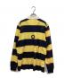 POP TRADING COMPANY (ポップトレーディングカンパニー) ポロシャツ イエロー×ネイビー サイズ:	SIZE L：8000円