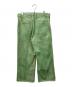 TAAKK (ターク) LEATHER COATING SLACKS グリーン サイズ:	SIZE M：12000円
