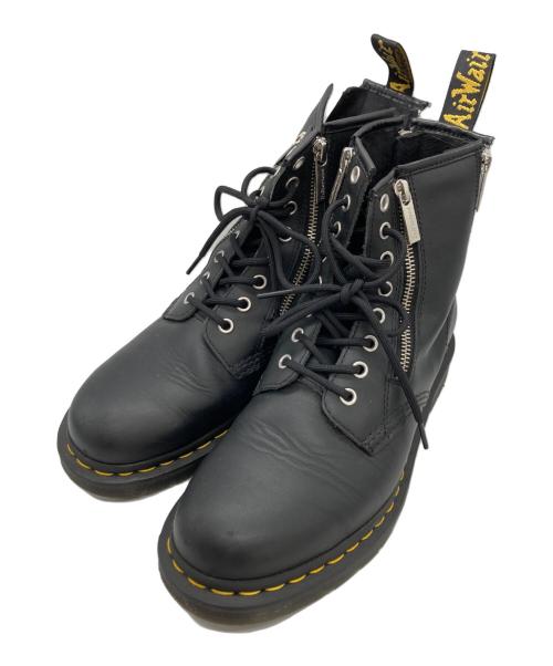 Dr.Martens（ドクターマーチン）Dr.Martens (ドクターマーチン) サイドジップ8ホールブーツ ブラック サイズ:UK7の古着・服飾アイテム
