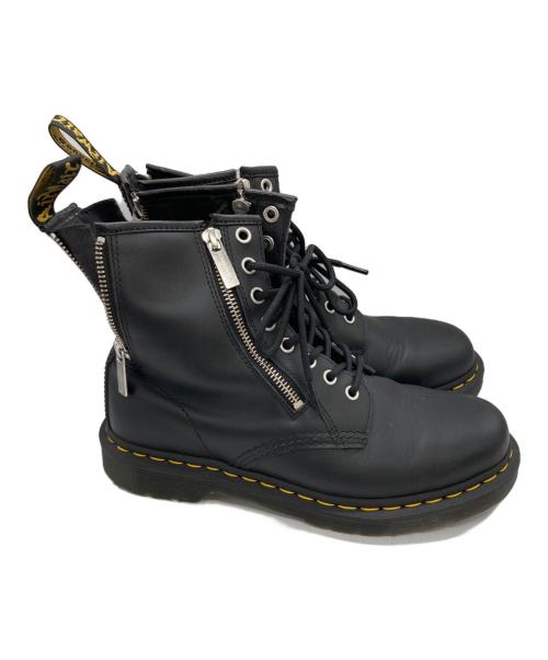 Dr.Martens（ドクターマーチン）Dr.Martens (ドクターマーチン) サイドジップ8ホールブーツ ブラック サイズ:UK7の古着・服飾アイテム