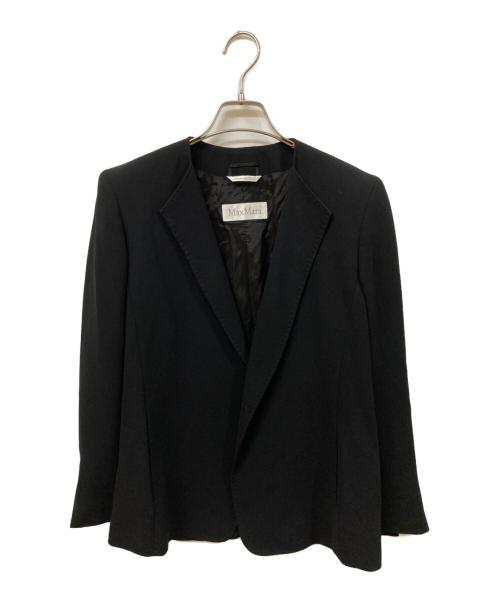 MaxMara（マックスマーラ）MaxMara (マックスマーラ) テーラードジャケット ブラック サイズ:SIZE 36の古着・服飾アイテム