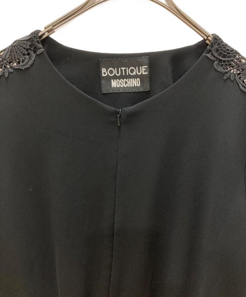 BOUTIQUE MOSCHINO（ブティック モスキーノ）BOUTIQUE MOSCHINO (ブティック モスキーノ) オールインワン ブラック サイズ:	SIZE 40の古着・服飾アイテム