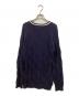 LACOSTE (ラコステ) 変形ケーブルコットンニットセーター ネイビー サイズ:	SIZE M：6000円