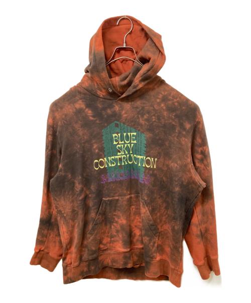 YUKI HASHIMOTO（ユウキハシモト）YUKI HASHIMOTO (ユウキハシモト) TIEDIE PRINTED HOODIE ブラウン サイズ:	SIZE Lの古着・服飾アイテム