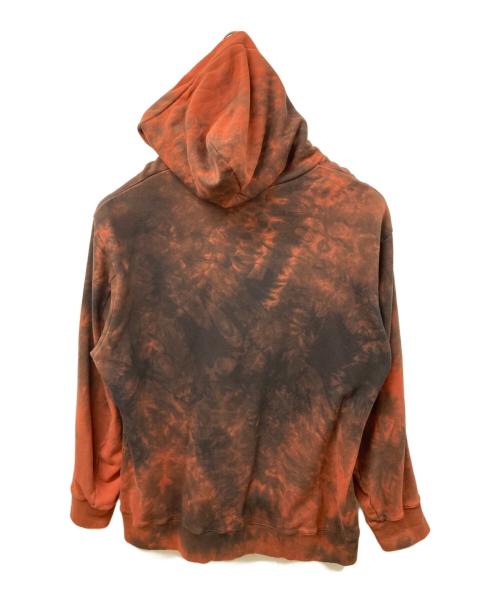 YUKI HASHIMOTO（ユウキハシモト）YUKI HASHIMOTO (ユウキハシモト) TIEDIE PRINTED HOODIE ブラウン サイズ:	SIZE Lの古着・服飾アイテム