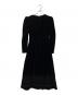 HER LIP TO (ハーリップトゥ) Embroidered Velour Midi Dress ブラック サイズ:SIZE S：5000円