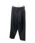 beautiful people（ビューティフルピープル）の古着「wool gabardine one tuck tapered pants」｜ブラック×イエロー
