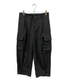 Y-3（ワイスリー）の古着「W CLASSIC WINTER WOOL CARGO PANTS」｜ブラック