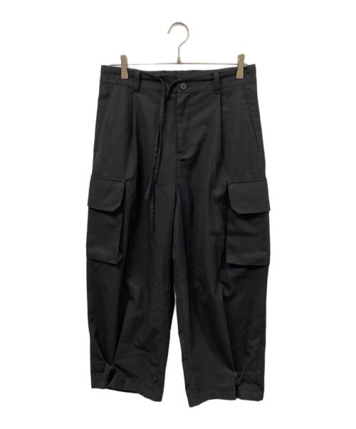 Y-3（ワイスリー）Y-3 (ワイスリー) W CLASSIC WINTER WOOL CARGO PANTS ブラック サイズ:	SIZE Sの古着・服飾アイテム