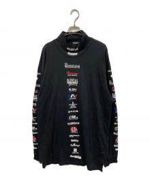 BALENCIAGA（バレンシアガ）の古着「Multi Logo Turtle Neck Long Sleeve」｜ブラック