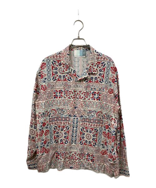 KITH（キス）KITH (キス) ペイズリー柄シャツ ベージュ サイズ:	SIZE Mの古着・服飾アイテム
