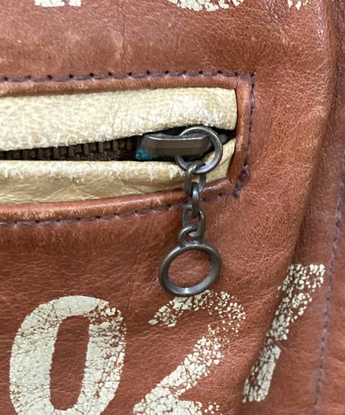 HARLEY-DAVIDSON（ハーレーダビッドソン）HARLEY-DAVIDSON (ハーレーダビッドソン) レザージャケット ブラウン サイズ:	SIZE Lの古着・服飾アイテム