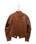 HARLEY-DAVIDSON (ハーレーダビッドソン) レザージャケット ブラウン サイズ:	SIZE L：18000円