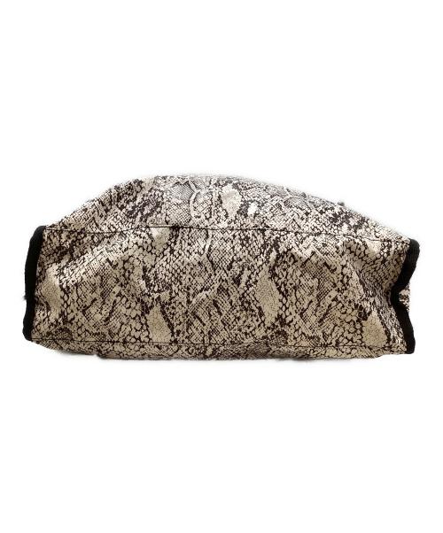 LeSportsac（レスポートサック）LeSportsac (レスポートサック) パイソン柄トートバッグ グレーの古着・服飾アイテム