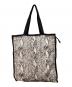 LeSportsac (レスポートサック) パイソン柄トートバッグ グレー：5000円