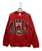 TULTEXタルテックス）の古着「プリントスウェット」｜レッド