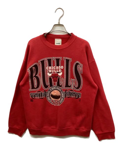 TULTEX（タルテックス）TULTEX (タルテックス) プリントスウェット レッド サイズ:	SIZE Lの古着・服飾アイテム