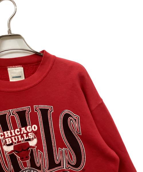 TULTEX（タルテックス）TULTEX (タルテックス) プリントスウェット レッド サイズ:	SIZE Lの古着・服飾アイテム