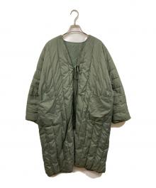BEAMS BOY（ビームスボーイ）の古着「リバーシブルライナーコート」｜カーキ