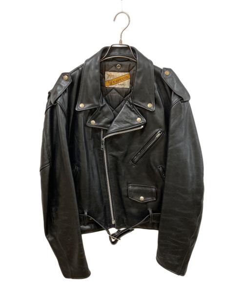 Schott（ショット）Schott (ショット) ダブルライダースジャケット ブラック サイズ:SIZE 46の古着・服飾アイテム