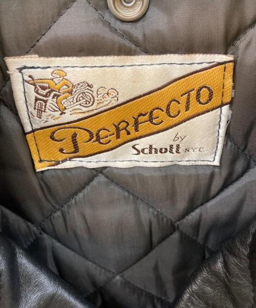 Schott（ショット）Schott (ショット) ダブルライダースジャケット ブラック サイズ:SIZE 46の古着・服飾アイテム