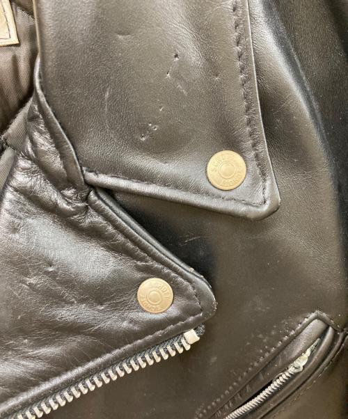 Schott（ショット）Schott (ショット) ダブルライダースジャケット ブラック サイズ:SIZE 46の古着・服飾アイテム