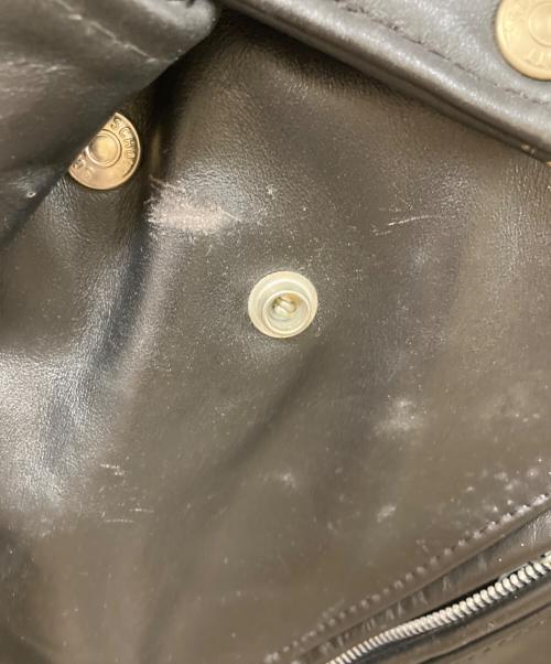 Schott（ショット）Schott (ショット) ダブルライダースジャケット ブラック サイズ:SIZE 46の古着・服飾アイテム