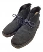 CLARKSクラークス）の古着「チャッカブーツ」｜ブラック