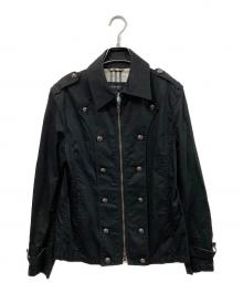 BURBERRY BLACK LABEL（バーバリーブラックレーベル）の古着「ナポレオンジャケット」｜ブラック