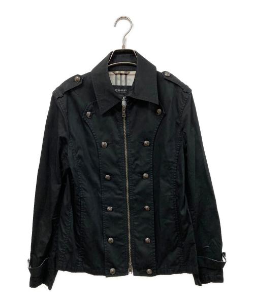 BURBERRY BLACK LABEL（バーバリーブラックレーベル）BURBERRY BLACK LABEL (バーバリーブラックレーベル) ナポレオンジャケット ブラック サイズ:	SIZE Lの古着・服飾アイテム