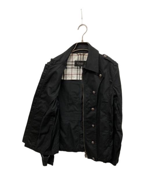 BURBERRY BLACK LABEL（バーバリーブラックレーベル）BURBERRY BLACK LABEL (バーバリーブラックレーベル) ナポレオンジャケット ブラック サイズ:	SIZE Lの古着・服飾アイテム