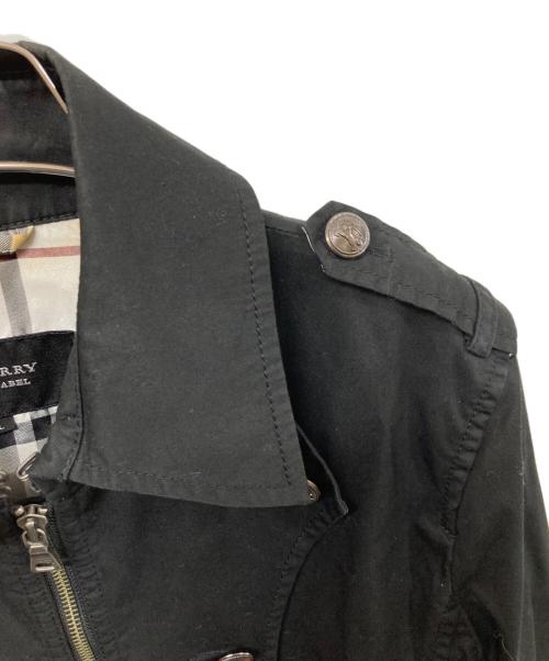 BURBERRY BLACK LABEL（バーバリーブラックレーベル）BURBERRY BLACK LABEL (バーバリーブラックレーベル) ナポレオンジャケット ブラック サイズ:	SIZE Lの古着・服飾アイテム