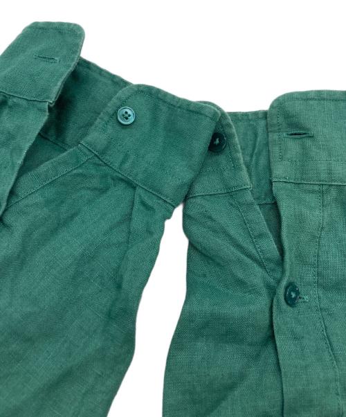 EDIFICE（エディフィス）EDIFICE (エディフィス) リネンスキッパーシャツ グリーン サイズ:	SIZE Lの古着・服飾アイテム