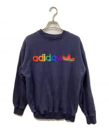 adidas（アディダス）の古着「古着ロゴスウェット」｜ネイビー