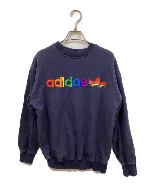 adidas（アディダス）adidas (アディダス) 古着ロゴスウェット ネイビー サイズ:	SIZE Mの古着・服飾アイテム
