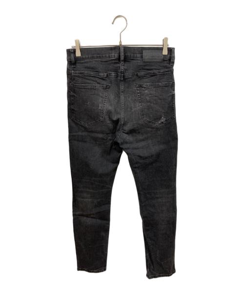 DIESEL（ディーゼル）DIESEL (ディーゼル) D-EETARダメージ加工デニムパンツ ブラック サイズ:SIZE 30の古着・服飾アイテム