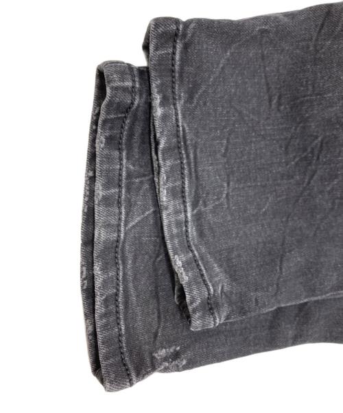 DIESEL（ディーゼル）DIESEL (ディーゼル) D-EETARダメージ加工デニムパンツ ブラック サイズ:SIZE 30の古着・服飾アイテム