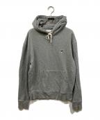 maison kitsuneメゾンキツネ）の古着「フォックスパッチ フーディー」｜グレー