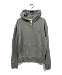 maison kitsune（メゾンキツネ）の古着「フォックスパッチ フーディー」｜グレー