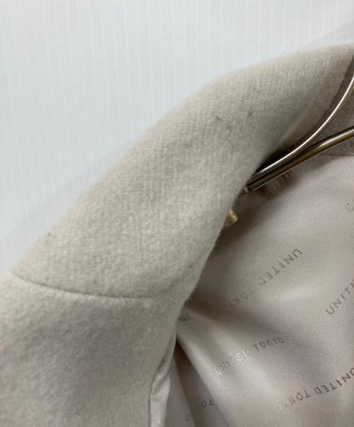 UNITED TOKYO（ユナイテッドトーキョー）UNITED TOKYO (ユナイテッドトーキョー) レイルボクシーコート ベージュ サイズ:	SIZE 1の古着・服飾アイテム